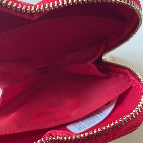 lululemon Red Heart Shaped Wristlet Keychain - Picture 5 of 8